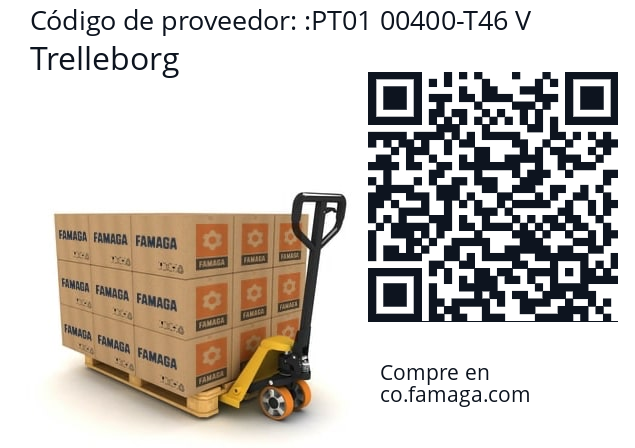   Trelleborg PT01 00400-T46 V