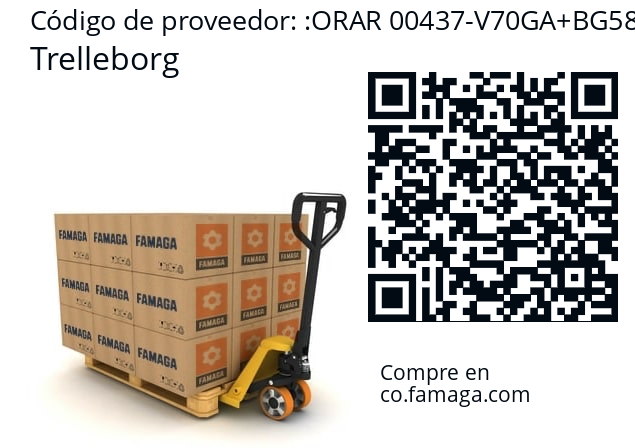   Trelleborg ORAR 00437-V70GA+BG5801534-PT00